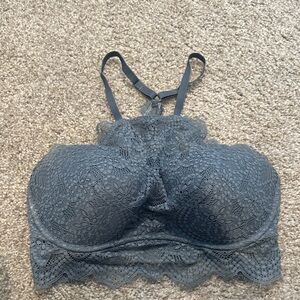 Elegant Lace Bralette in Gray